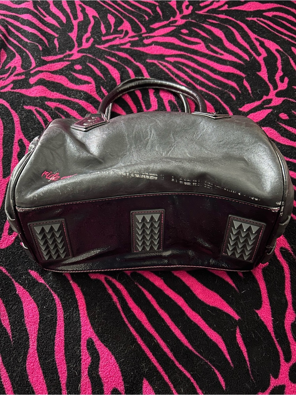 Y2k rare Fox racing Shoulder Bag with Pink Logo Accent - Picture 4 of 5